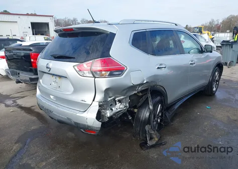 2016 Nissan Rogue Sl from USA, damaged, VIN KNMAT2MTXGP723335
